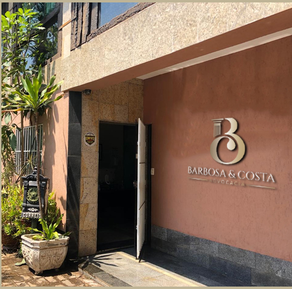 Instalações do escritório Barbosa e Costa Advogados em Belo Horizonte